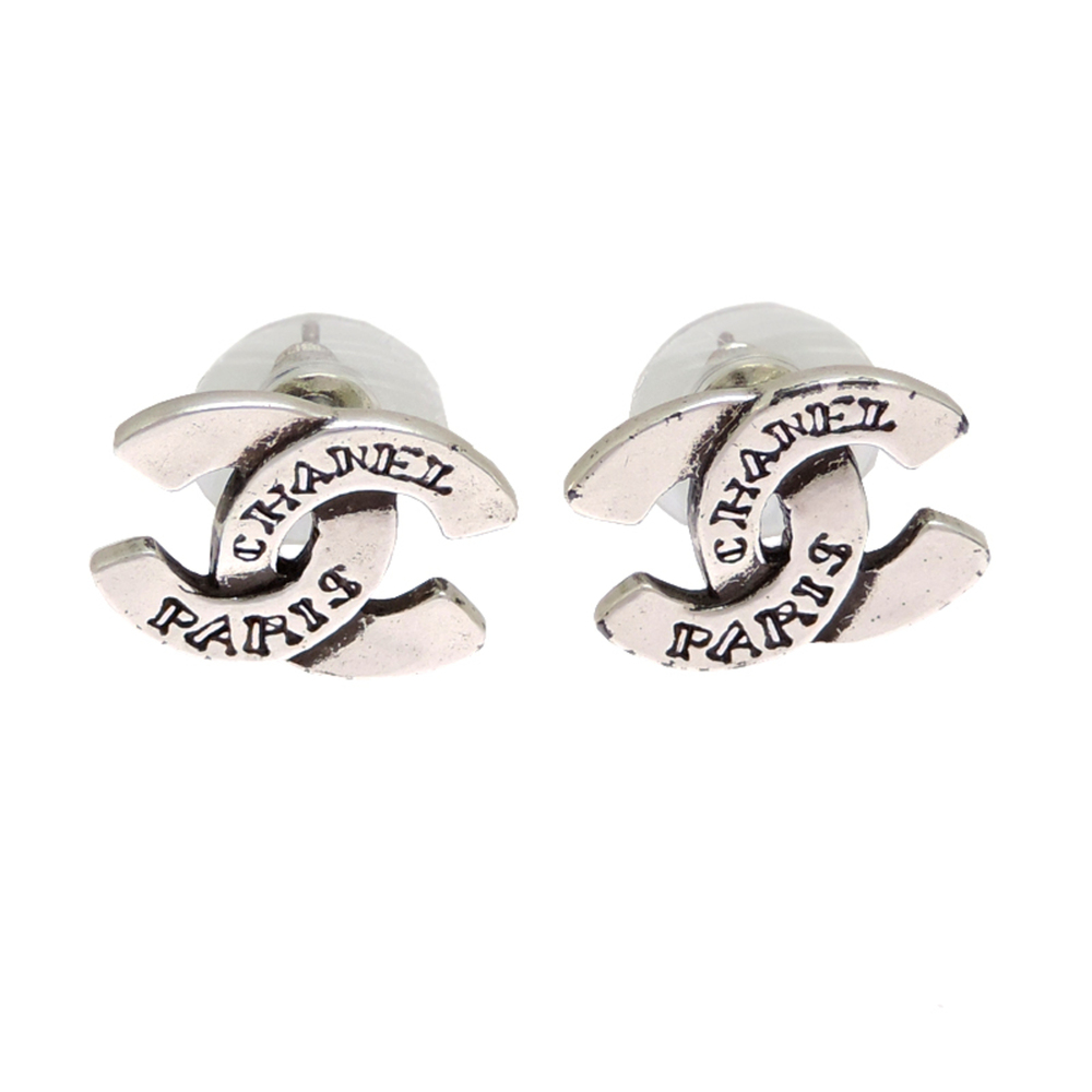 CHANEL Logo Earrings